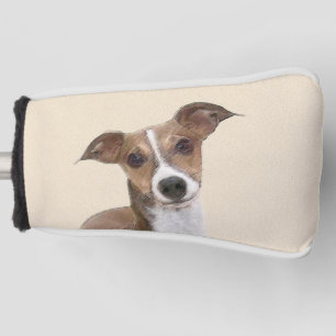 Couvre-club De Golf Peinture italienne Greyhound - Cute Original Chien