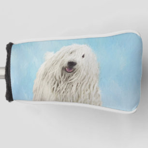 Couvre-club De Golf Peinture Komondor - Cute Original Chien Art