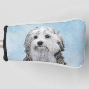Couvre-club De Golf Peinture Lowchen - Cute Original Chien Art