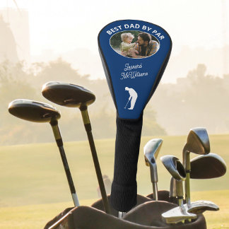 Couvre-club De Golf Père Golfing Meilleur Papa Par Photo Sur Mesure Bl