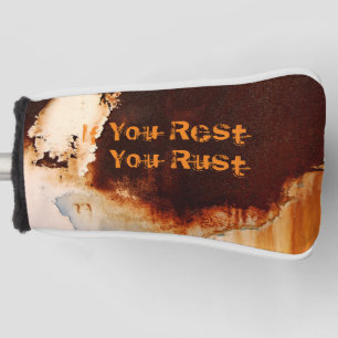 Couvre-club De Golf Personnalisable Rust Art Cool Amusant unique
