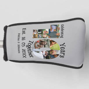 Couvre-club De Golf Personnalisé 10e anniversaire mariage 11 photo col
