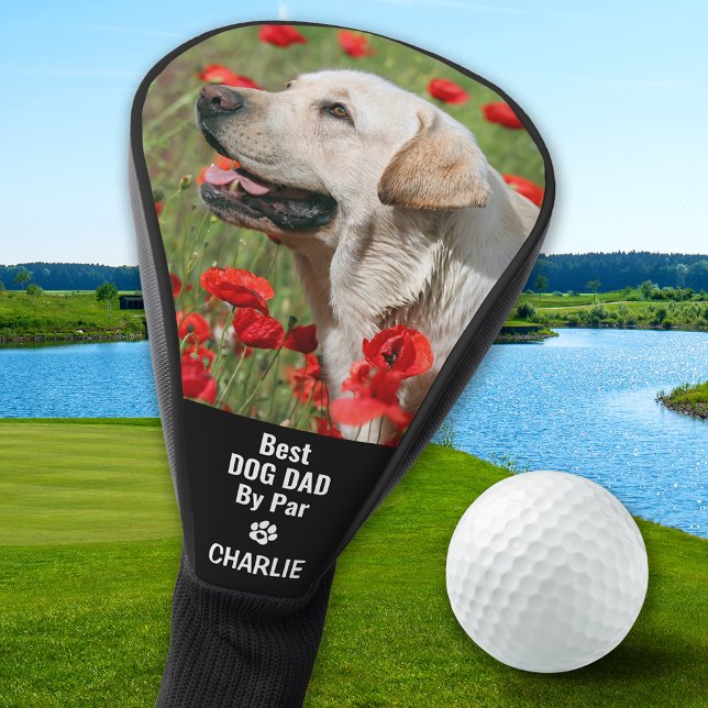 Couvre-club De Golf Personnalisé Animal Labrador Chien Photo Personnal (Créateur téléchargé)