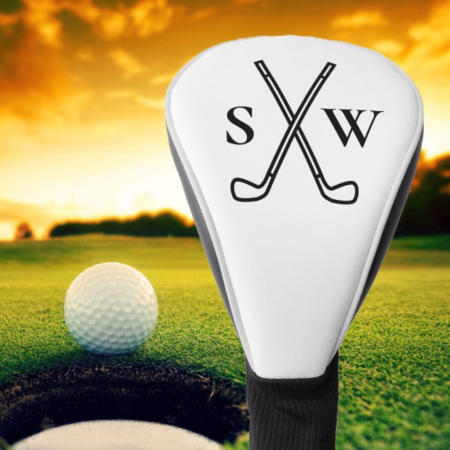Couvre-club De Golf Personnalisé Créer Votre Propre Thème De Golf Mono (Golf Club Cover Monogrammed with Initials)