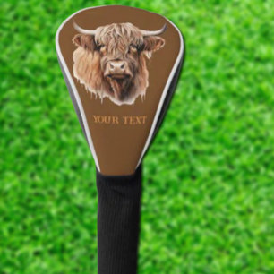 Couvre-club De Golf Personnaliser HAUTE VACHE Golf Head Cover