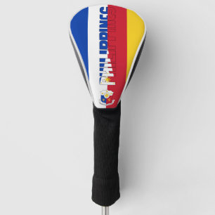 Couvre-club De Golf Philippines Drapeau magnifique patriotique