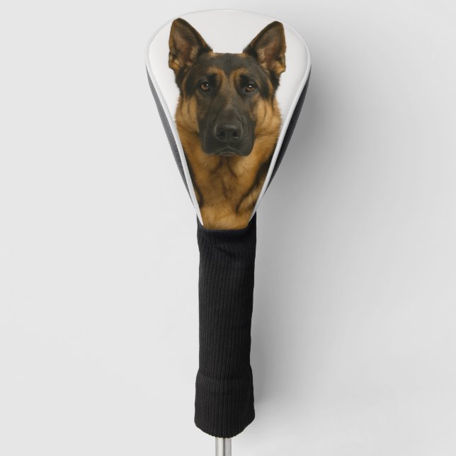 Couvre-club De Golf Photo de chien berger allemand personnalisé (Devant)