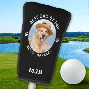 Couvre-club De Golf Photo de chien personnalisé mignon Monogram Putter