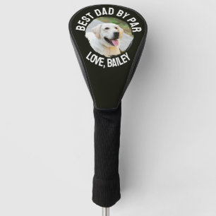 Couvre-club De Golf Photo de chien personnalisée Meilleur Papa 