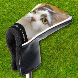 Couvre-club De Golf Photo et texte personnalisés Putter personnalisé