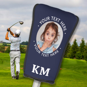 Couvre-club De Golf Photo moderne Customisé Golfer Sporty Monogramme