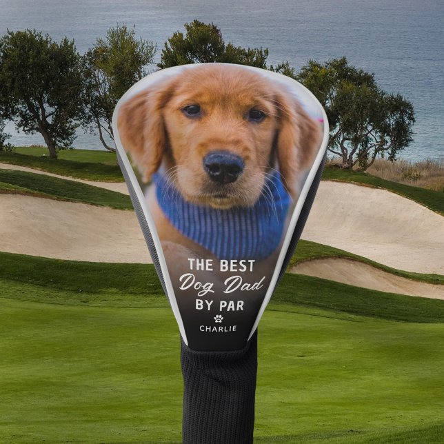Couvre-club De Golf Photo personnalisée Chien de compagnie papa (Créateur téléchargé)