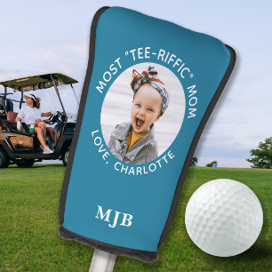 Couvre-club De Golf Photo personnalisée de la meilleure maman jamais