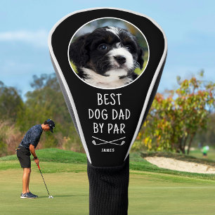 Couvre-club De Golf Photo personnalisée Meilleur papa chien par Par No