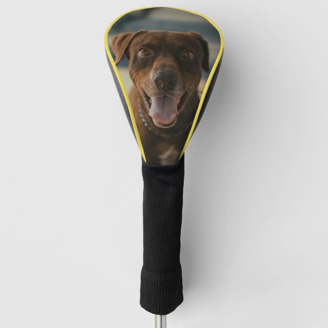 Couvre-club De Golf Photo personnalisée pour chien de compagnie (Devant)