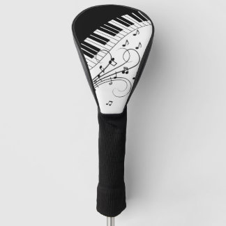 Couvre-club De Golf Piano Keyboard Music Design