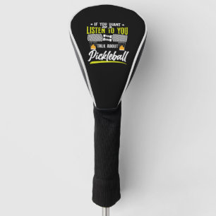 Couvre-club De Golf Pickleball Si Vous Voulez Que Je