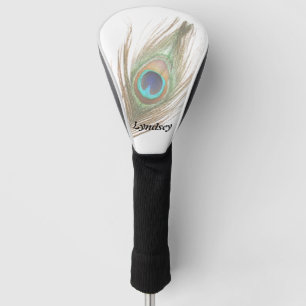 Couvre-club De Golf Pièce Peacock personnalisée Choisir un Arrière