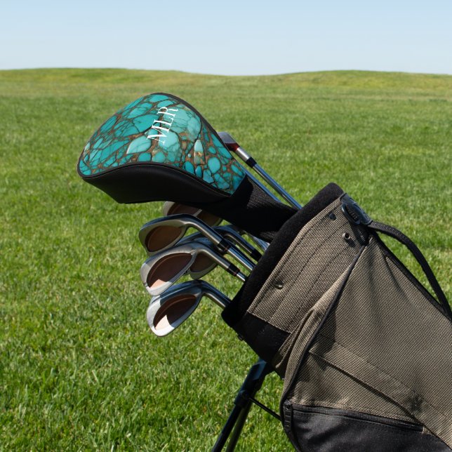 Couvre-club De Golf Pierres turquoise (In Situ)