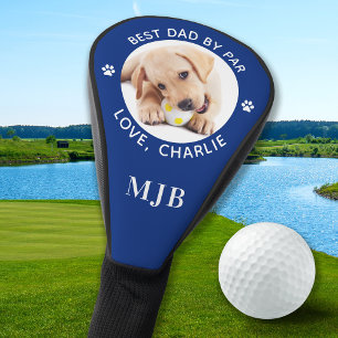 Couvre-club De Golf Pilote de monogramme personnalisé DOG DAD