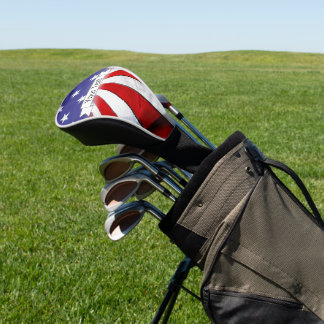 Couvre-club De Golf Pilote du drapeau américain patriotique