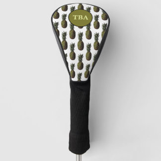 Couvre-club De Golf Pineappy Golf Head Cover - Monogramme personnalisé