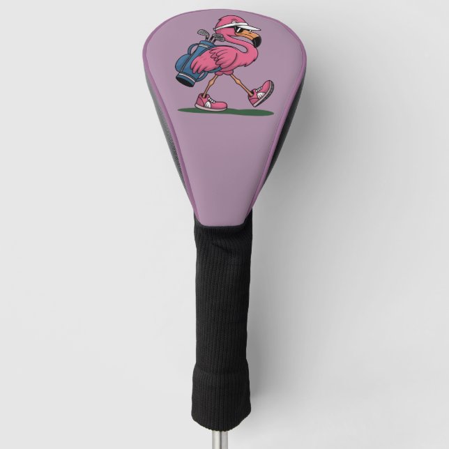 Couvre-club De Golf Ping Flamingo Golf Sunglasses Golf Lover  (Devant)