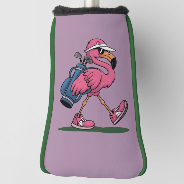 Couvre-club De Golf Ping Flamingo Golf Sunglasses Golf Lover  (Tourné à 90°)