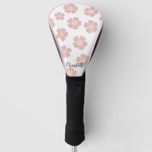 Couvre-club De Golf Pink Daisies Ladies Golf Head Cover