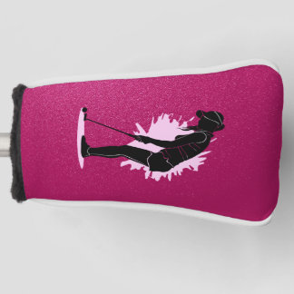 COUVRE-CLUB DE GOLF PINK FEMELLE PUTTER COVER FEMMES GOLF