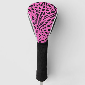 Couvre-club De Golf pinkblackanista floral