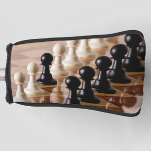 Couvre-club De Golf Pions sur le tableau d'échecs