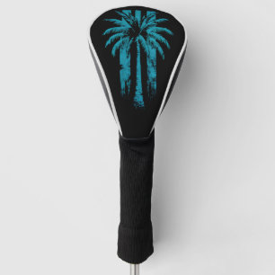 Couvre-club De Golf Plage Hawaïenne Été Vacances Tropicales Palmier