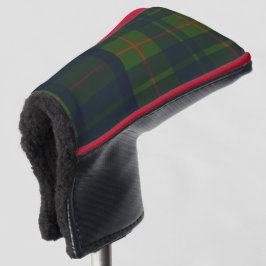 Couvre-club De Golf Plaid Tartan vert et bleu