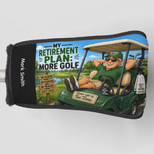 Couvre-club De Golf Plan de retraite de golf 