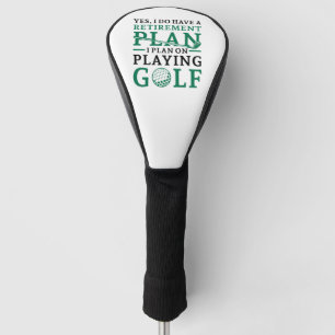 Couvre-club De Golf Plan de retraite Golf