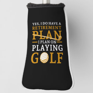 Couvre-club De Golf Plan de retraite Golf
