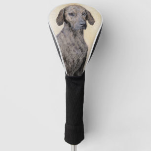 Couvre-club De Golf Plott Peinture - Cute Original Chien Art
