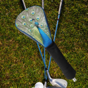 Couvre-club De Golf Plumage bleu Peacock