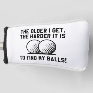 Couvre-club De Golf Plus J'Ai De Difficulté À Trouver Mes Boules