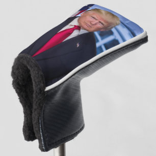 Couvre-club De Golf Portrait officiel de Donald Trump à la présidence