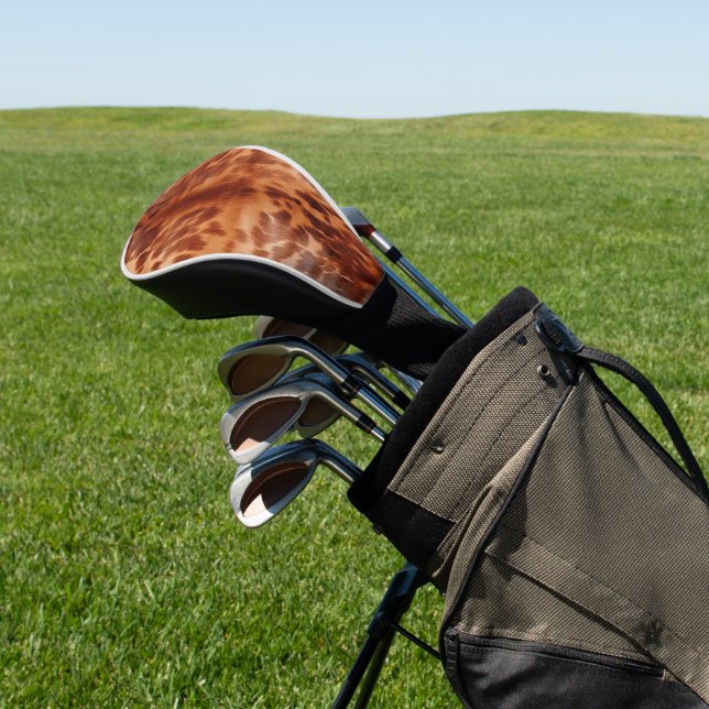Couvre-club De Golf Poster de animal Brown de vache (In Situ)