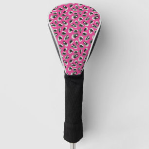 Couvre-club De Golf Poster de animal rose/Camo