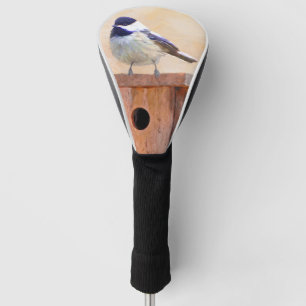 Couvre-club De Golf Poulet sur la peinture d'oiseaux