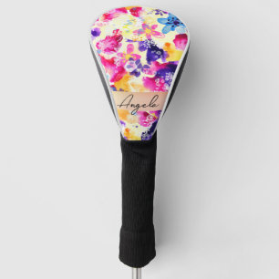 Couvre-club De Golf Prairie de fleurs sauvages Fleurs Shabby