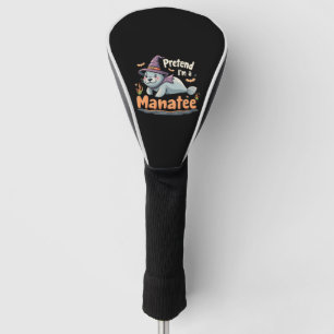 Couvre-club De Golf Prétendre que je suis Manatee Éffrayant Halloween 
