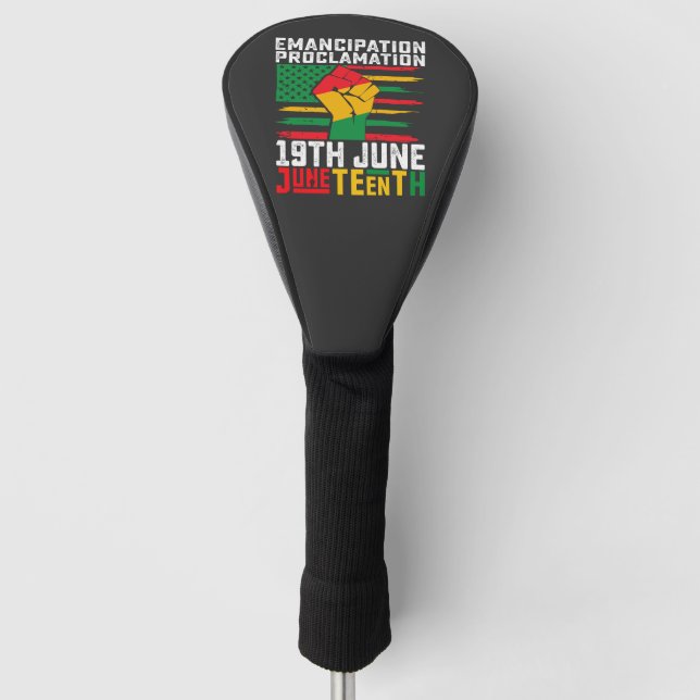 Couvre-club De Golf Proclamation d'Émancipation du 11 juin Liberté noi (Devant)
