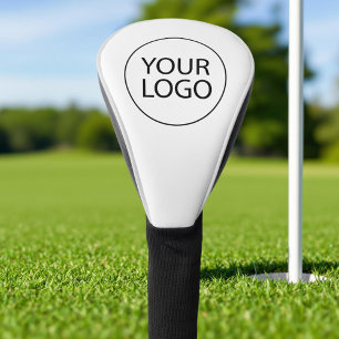 Couvre-club De Golf Professionnel Personnalisé Logo Entreprise Blanc