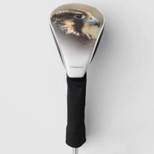 Couvre-club De Golf Profil d'un faucon pèlerin