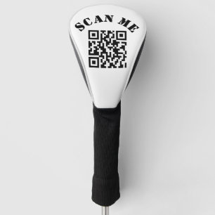 Couvre-club De Golf Promotion du code QR d'entreprise personnalisé